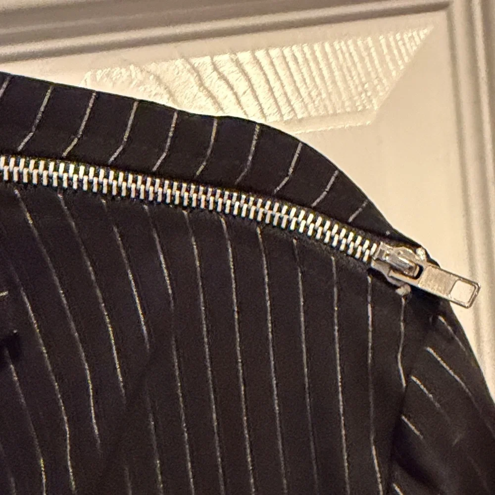 Vintage Lip Service Men’s Goth Pinstripe Jacket Size XL Authentic RN79627 - Picture 5 of 14